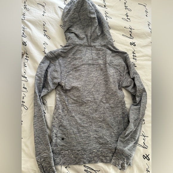 Lululemon Scuba Hoodie II Heathered Space Dyed Gris 4 - Picture 11 of 12